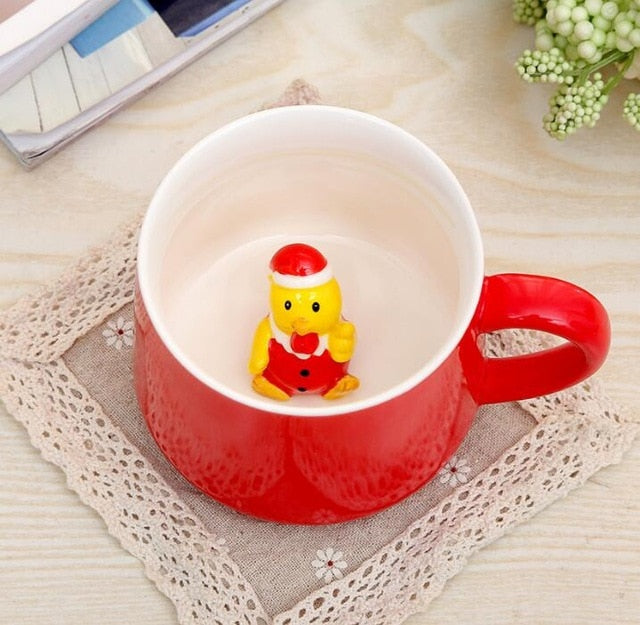 Christmas Mug, Snowman, Santa Clause