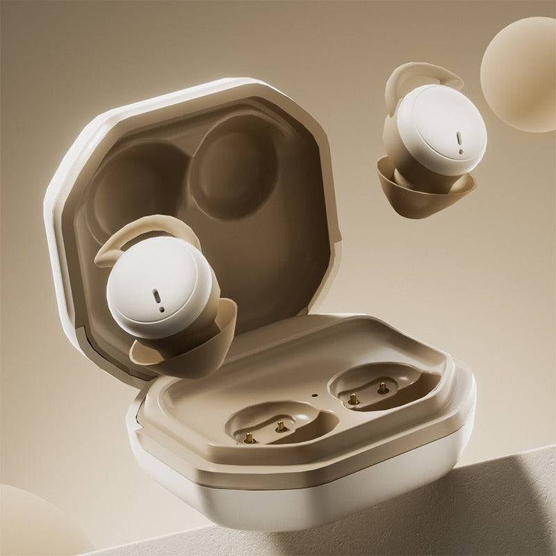 The new mini sleep blue tooth headset does not press the ear
