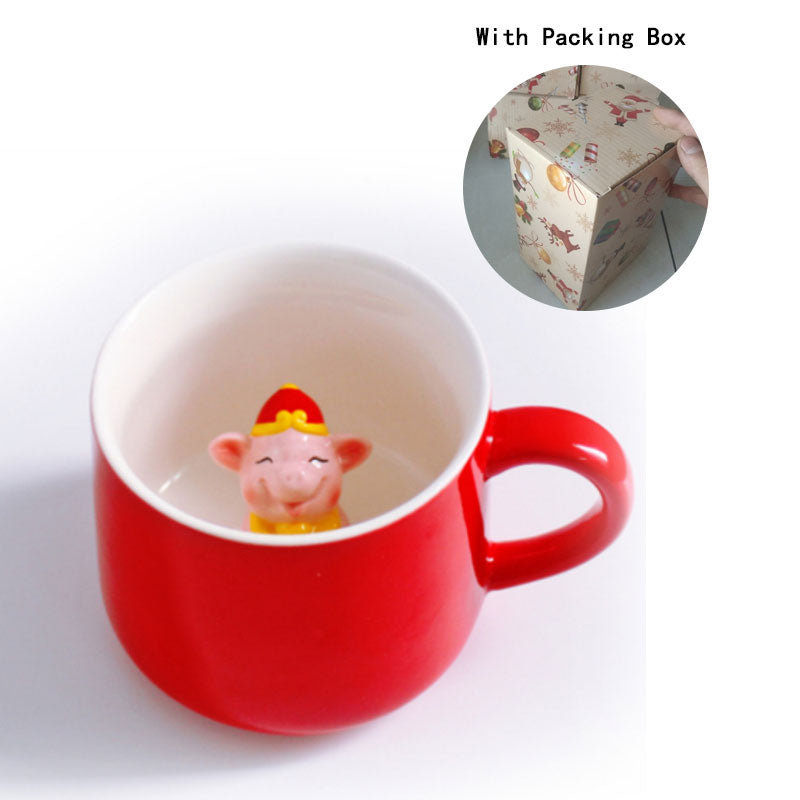 Christmas Mug, Snowman, Santa Clause