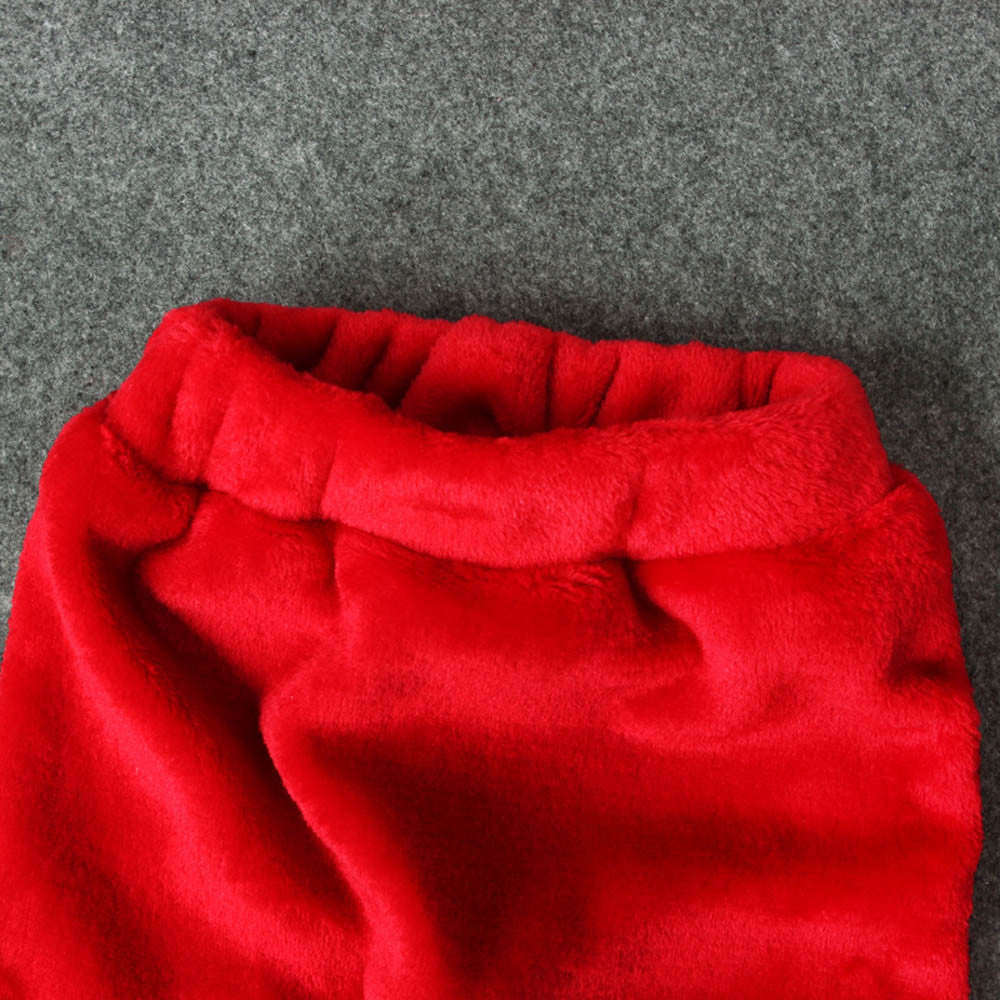 Baby Christmas Clothes 4PCS Newborn Infant Baby Santa Christmas Tops+Pants+Hat+Socks Outfit