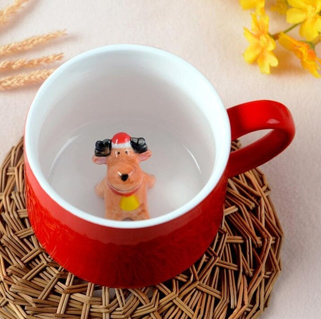 Christmas Mug, Snowman, Santa Clause