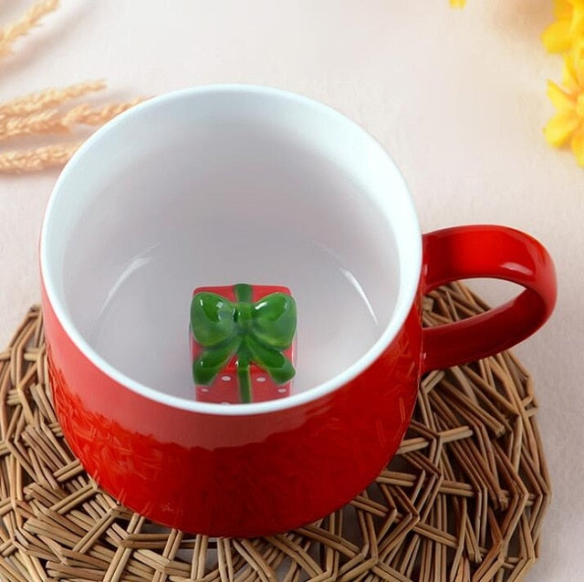 Christmas Mug, Snowman, Santa Clause