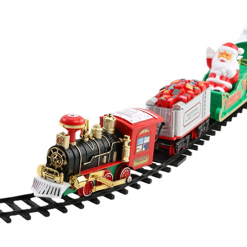 ELECTRIC RAIL TRAIN TRACK, MUSICCAL CHRISTMAS TREE DECORATION