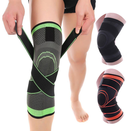 Breathable Sports Pressure Knee Pads Running and Cycling, Basketball Straps,