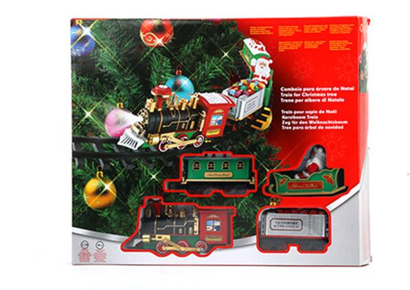 ELECTRIC RAIL TRAIN TRACK, MUSICCAL CHRISTMAS TREE DECORATION