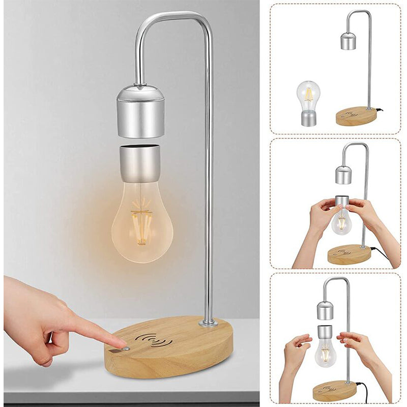 Magnetic Levitation Wireless Phone Charger Desk Lamp